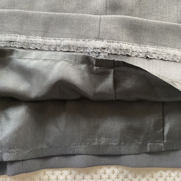 J.Crew Dress Womens 2 Gray Wool Sheath Cap Sleeve Pockets Career Classic - Picture 11 of 11